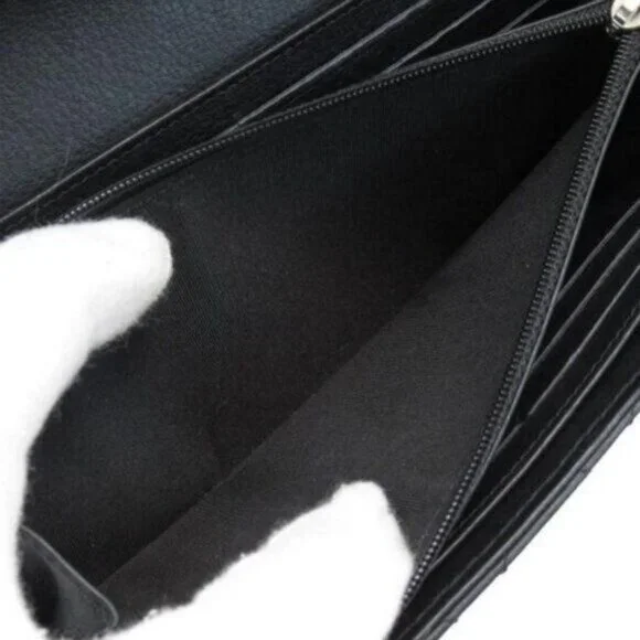 Authentic CHANEL CC Wild Stitch Lambskin Wallet on Chain Shoulder Crossbody - Picture 11 of 15